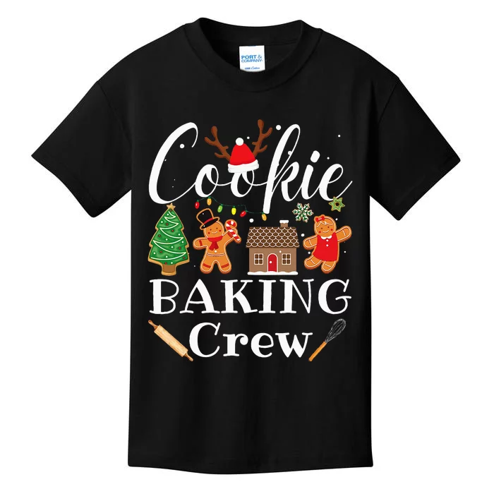 Christmas Cookie Baking Crew Family Baking Team Kids T-Shirt