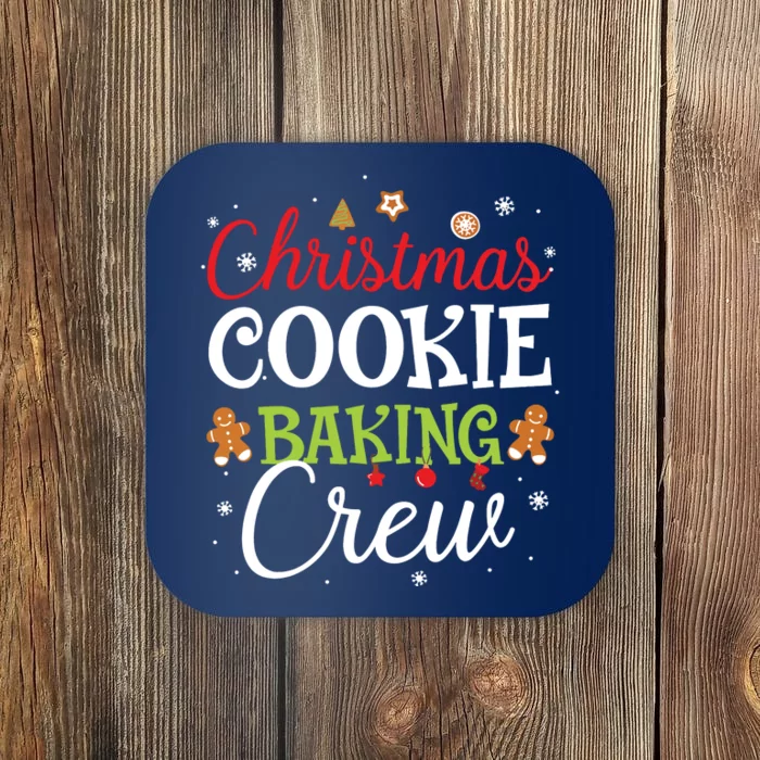 Christmas Cookie Baking Crew Funny Cookie Xmas Gifts Coaster