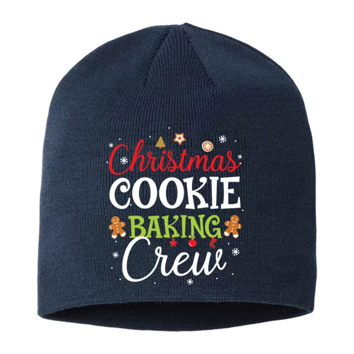 Christmas Cookie Baking Crew Funny Cookie Xmas Gifts 8 1/2in Sustainable Knit Beanie