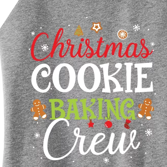 Christmas Cookie Baking Crew Funny Cookie Xmas Gifts Women’s Perfect Tri Rocker Tank