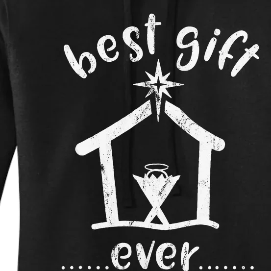 Christian Christmas Best Gift Ever Jesus Story Women's Pullover Hoodie