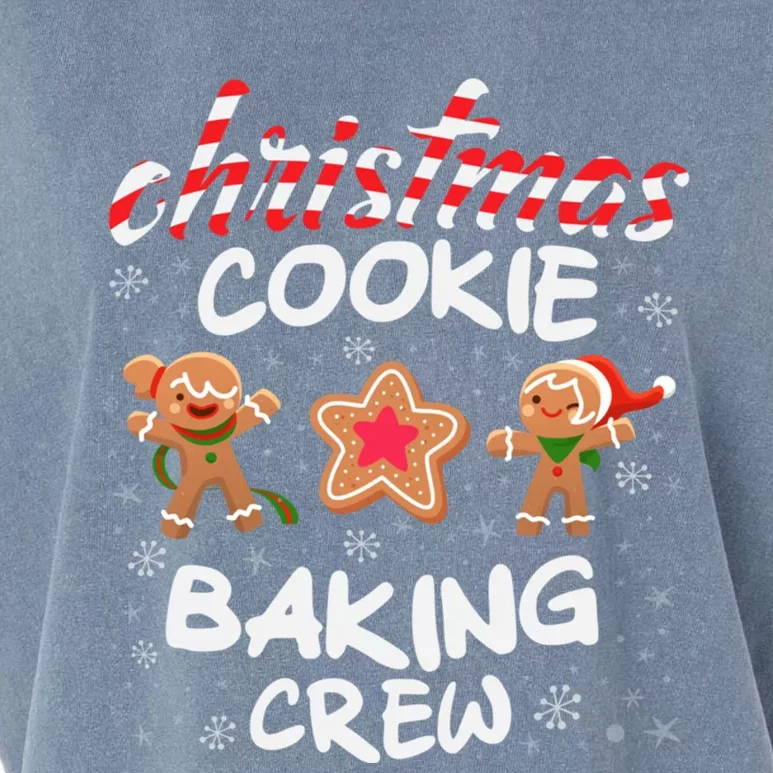 Christmas Cookie Baking Crew Xmas Cookie Exchange Gift Garment-Dyed Women's Muscle Tee