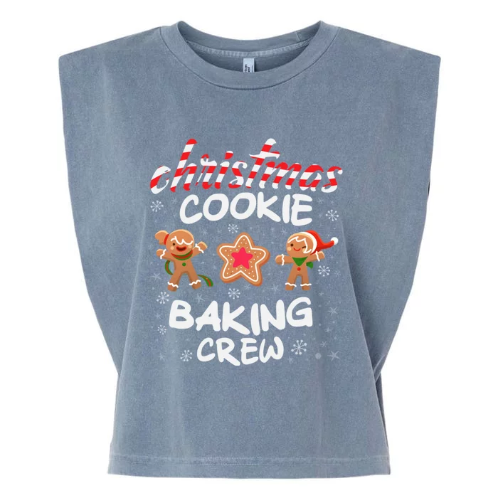 Christmas Cookie Baking Crew Xmas Cookie Exchange Gift Garment-Dyed Women's Muscle Tee