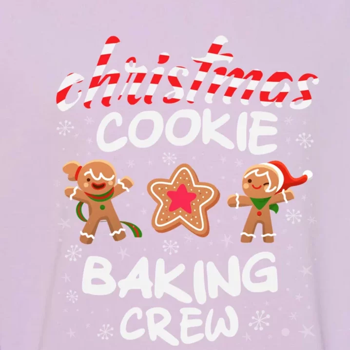 Christmas Cookie Baking Crew Xmas Cookie Exchange Gift Garment-Dyed Sweatshirt