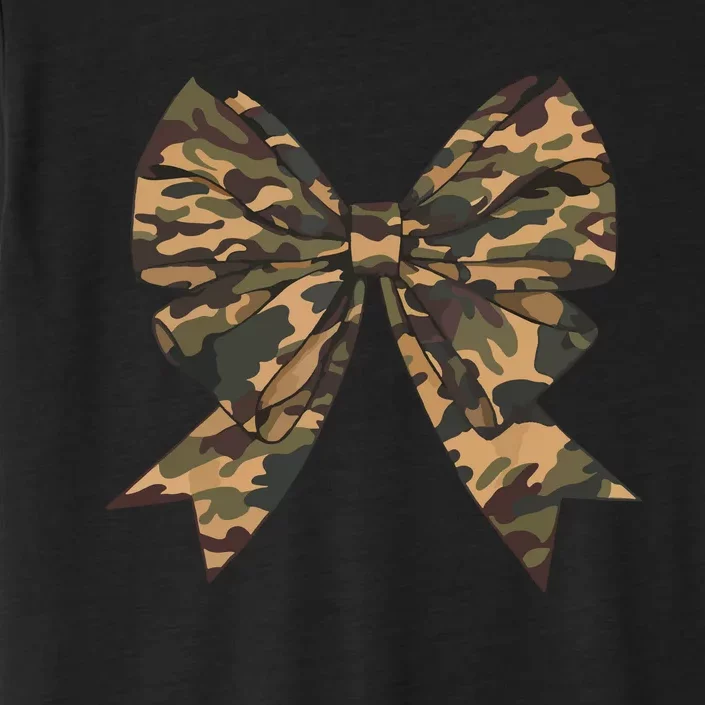 Camo Coquette Bow Duck Hunting Hunter ChromaSoft Performance T-Shirt