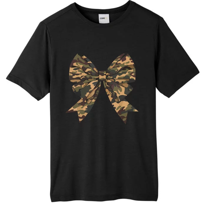 Camo Coquette Bow Duck Hunting Hunter ChromaSoft Performance T-Shirt