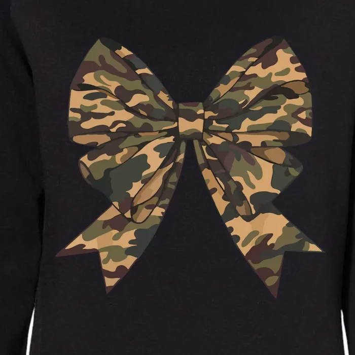 Camo Coquette Bow Duck Hunting Hunter Womens California Wash Sweatshirt