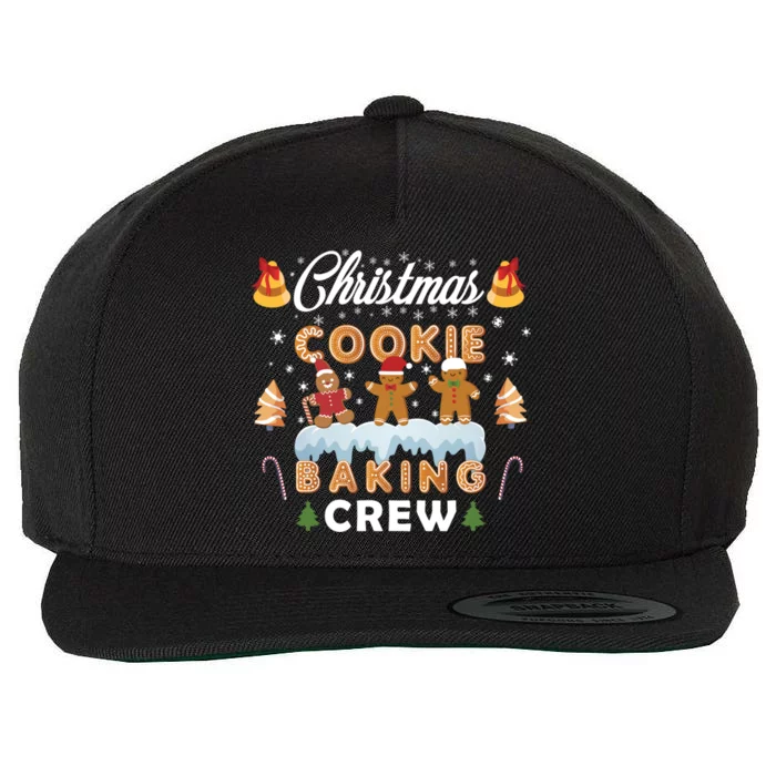 Christmas Cookie Baking Crew Great Gift Wool Snapback Cap