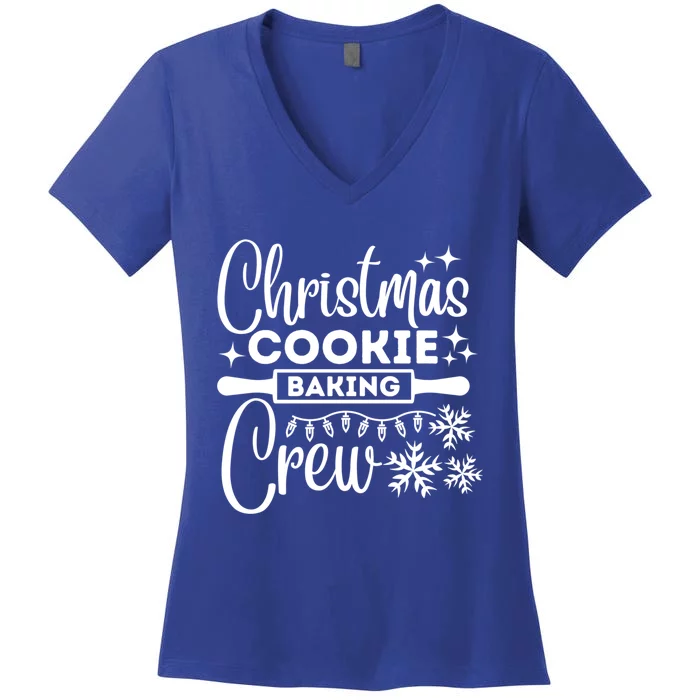 Christmas Cookie Baking Crew Gift Women's V-Neck T-Shirt