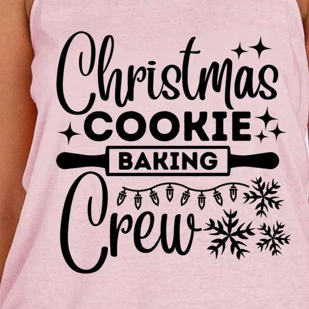 Christmas Cookie Baking Crew Gift Women's Knotted Racerback Tank