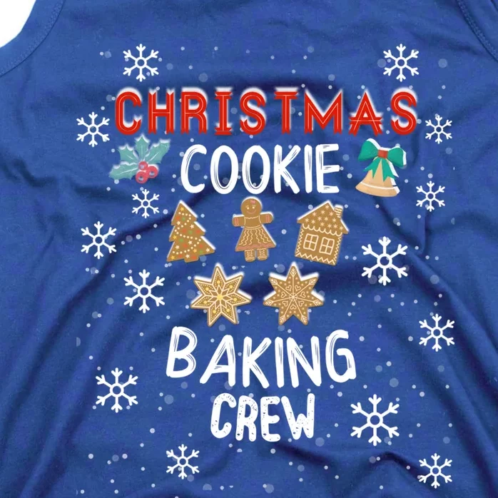 Christmas Cookie Baking Crew Xmas Cookie Exchange Santa Gift Tank Top