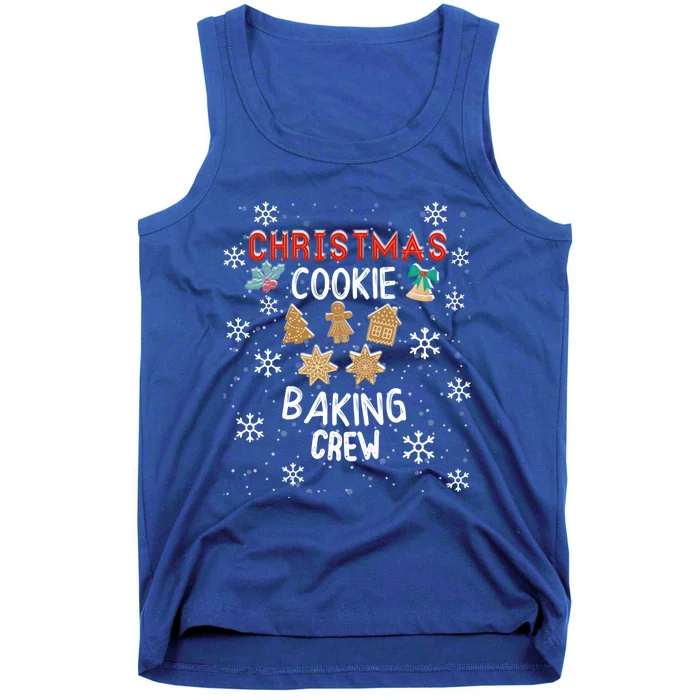 Christmas Cookie Baking Crew Xmas Cookie Exchange Santa Gift Tank Top