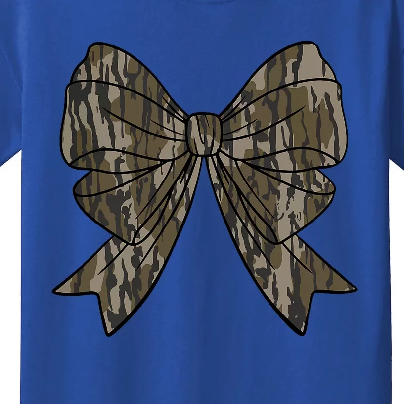 Camo Coquette Bow Duck Hunt Duck Hunting Kids T-Shirt