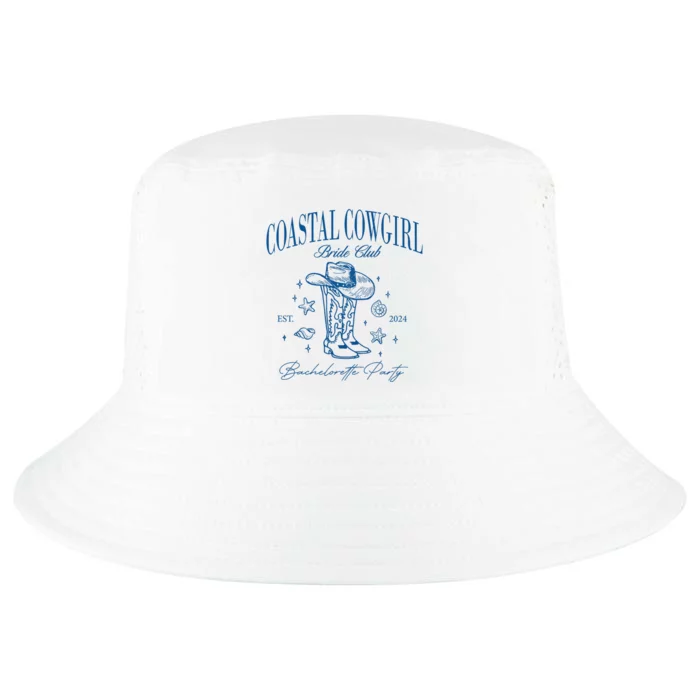 Coastal Cowgirl Bride Club Beach Bachelorette Party 2024 Cool Comfort Performance Bucket Hat