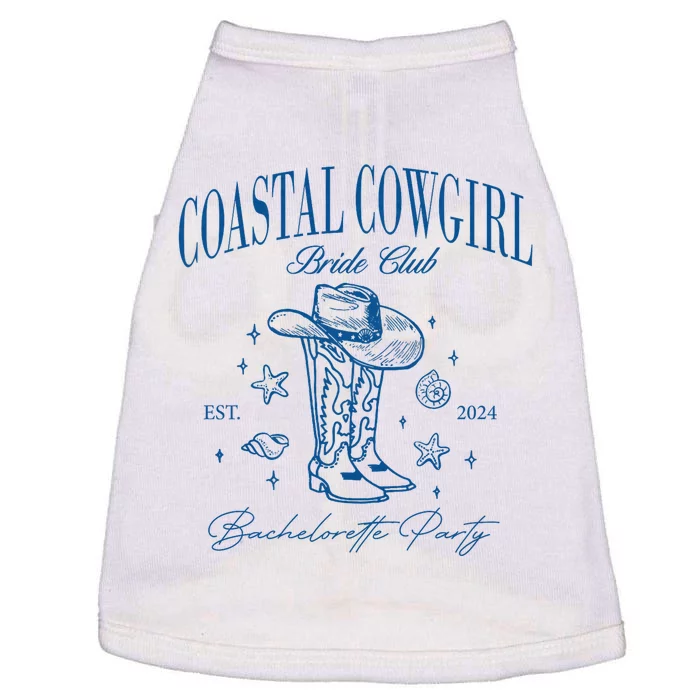 Coastal Cowgirl Bride Club Beach Bachelorette Party 2024 Doggie Tank