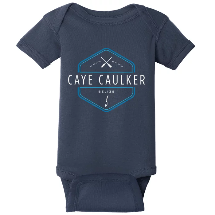 Caye Caulker Belize Beach Graphic Baby Bodysuit