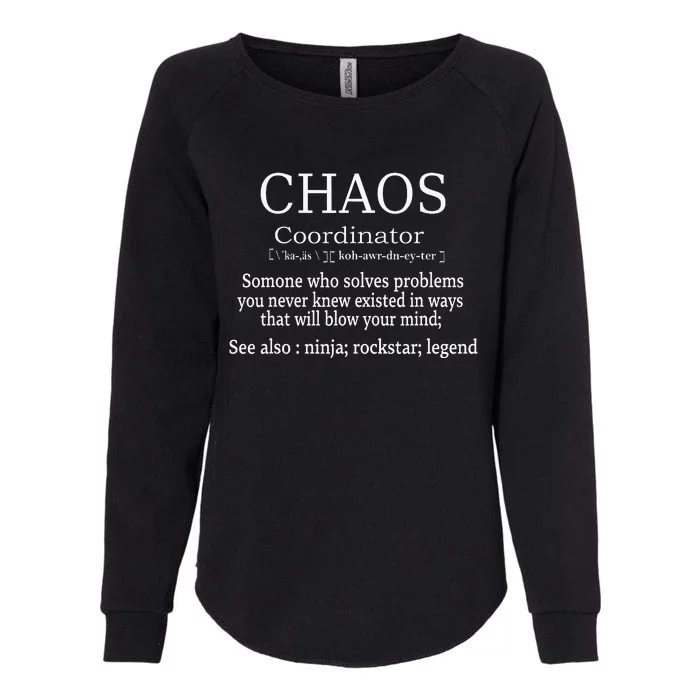 Chaos Coordinator Boss Wo Lady Professional Day Womens California Wash Sweatshirt