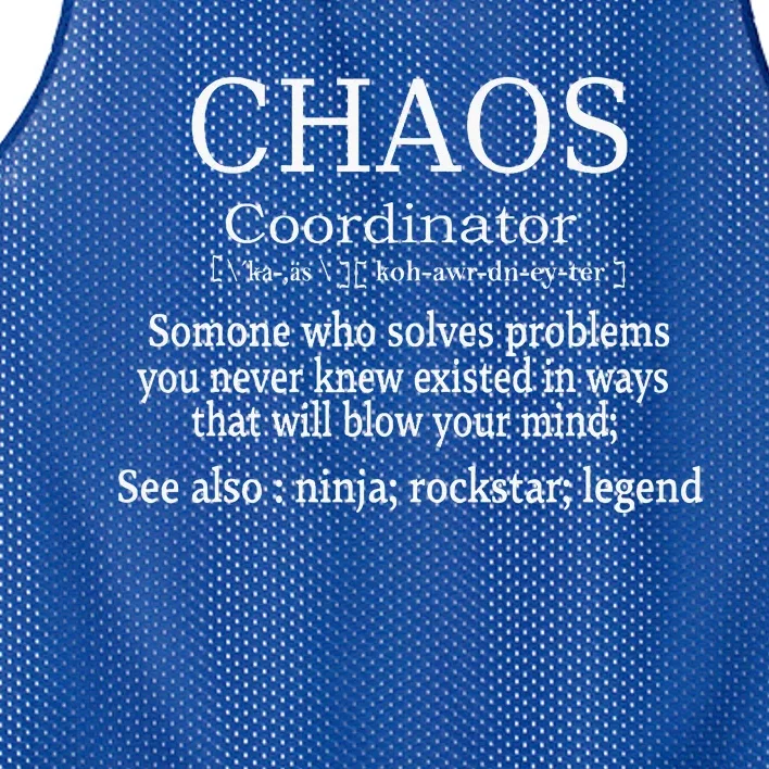 Chaos Coordinator Boss Wo Lady Professional Day Mesh Reversible Basketball Jersey Tank