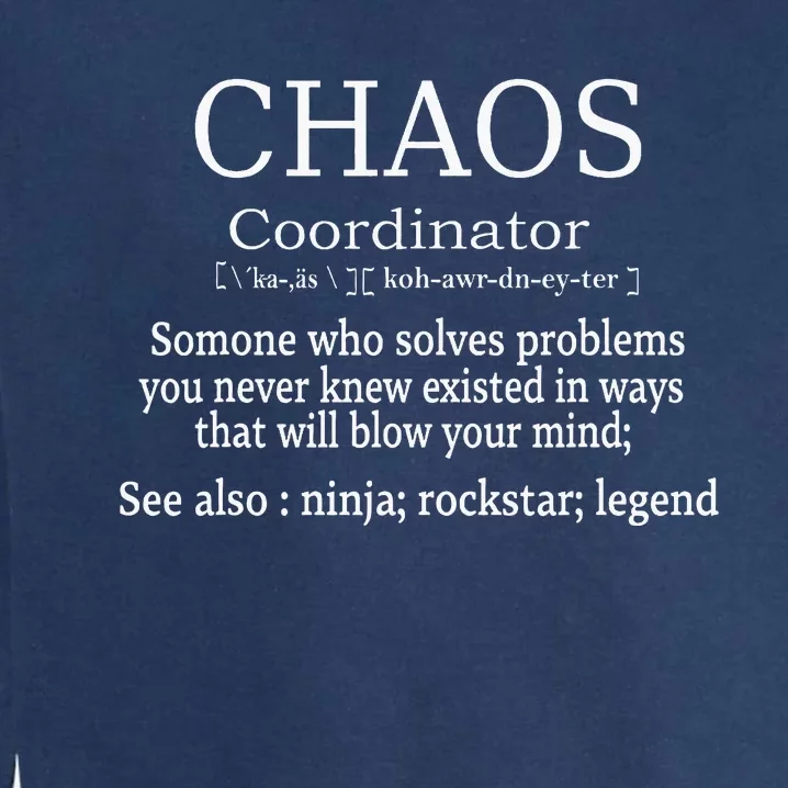 Chaos Coordinator Boss Wo Lady Professional Day Garment-Dyed Sweatshirt