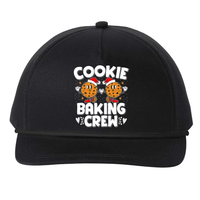 Christmas Cookie Baking Crew Xmas Cookie Exchange Santa Cool Gift Snapback Five-Panel Rope Hat