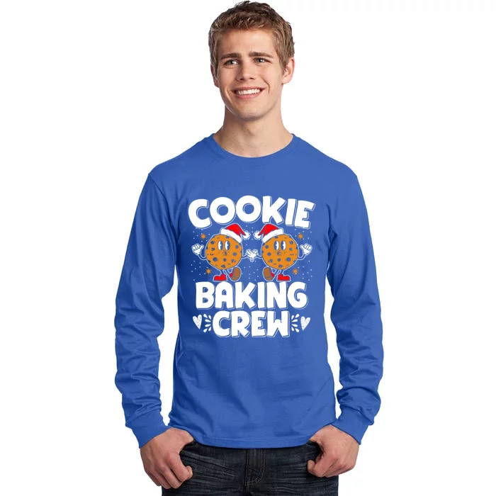 Christmas Cookie Baking Crew Xmas Cookie Exchange Santa Cool Gift Tall Long Sleeve T-Shirt