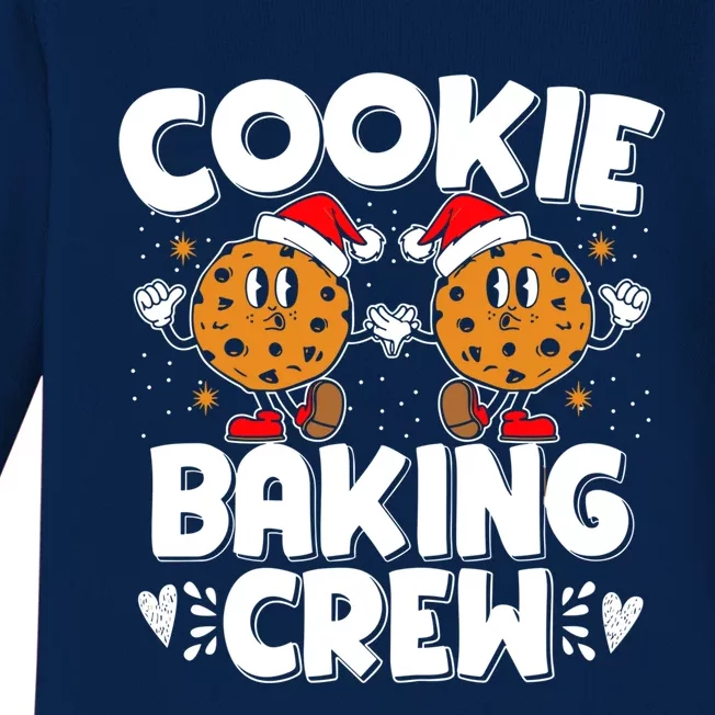 Christmas Cookie Baking Crew Xmas Cookie Exchange Santa Cool Gift Baby Long Sleeve Bodysuit