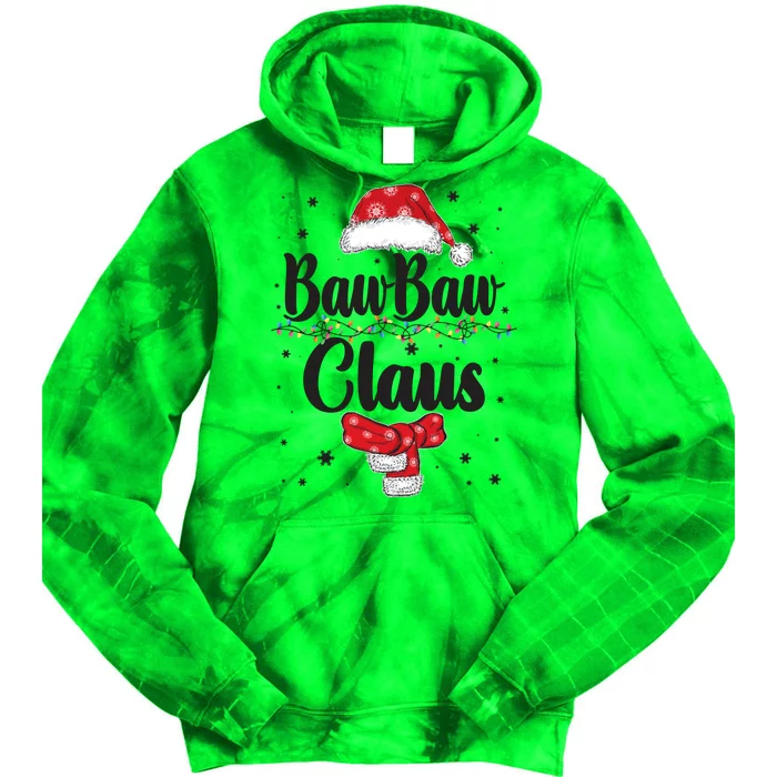 Cute Christmas Baw Baw Claus Tie Dye Hoodie