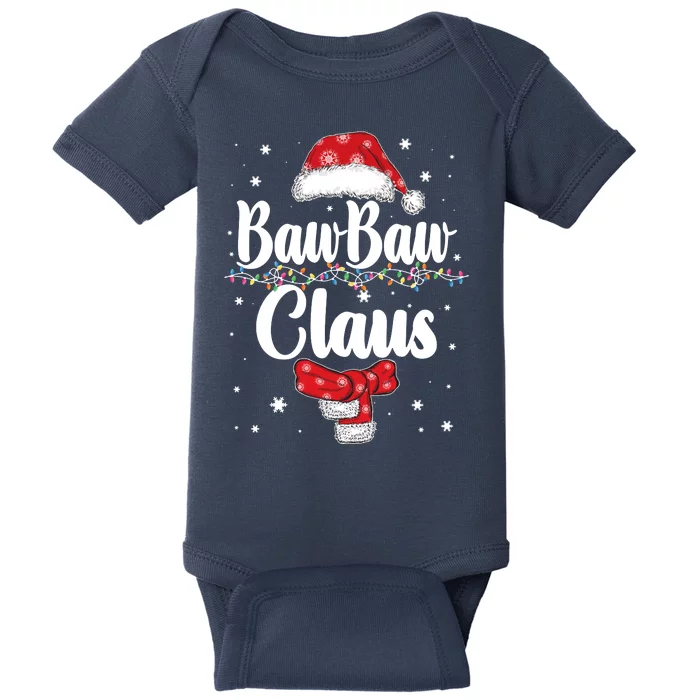 Cute Christmas Baw Baw Claus Baby Bodysuit