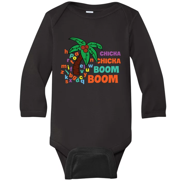 Chicka Chicka Boom Boom Tree Alphabet Adventures Baby Long Sleeve Bodysuit