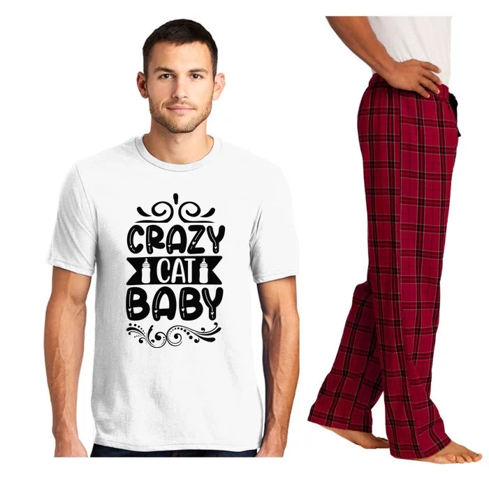 Crazy Cat Baby Pajama Set