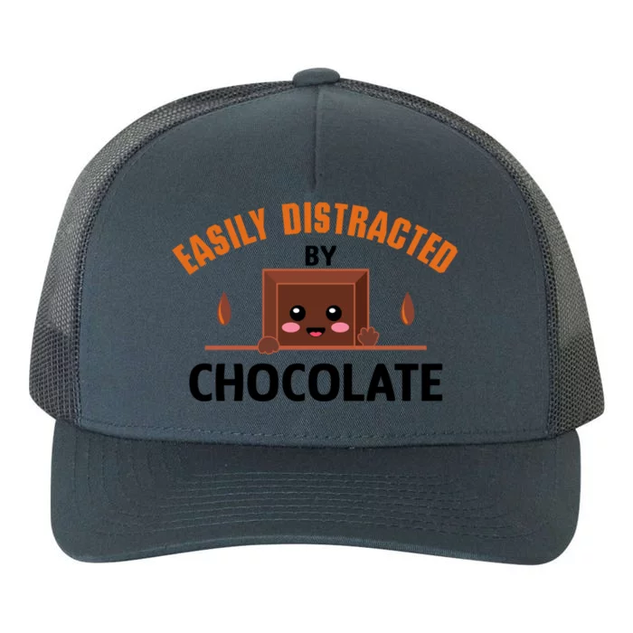 Cocoa Chocolate Bar Funny Quote Chocolatier Gift Yupoong Adult 5-Panel Trucker Hat