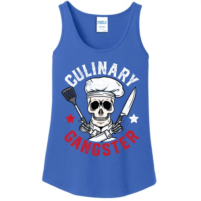 Chef Cook Culinary Gangster Gift Ladies Essential Tank