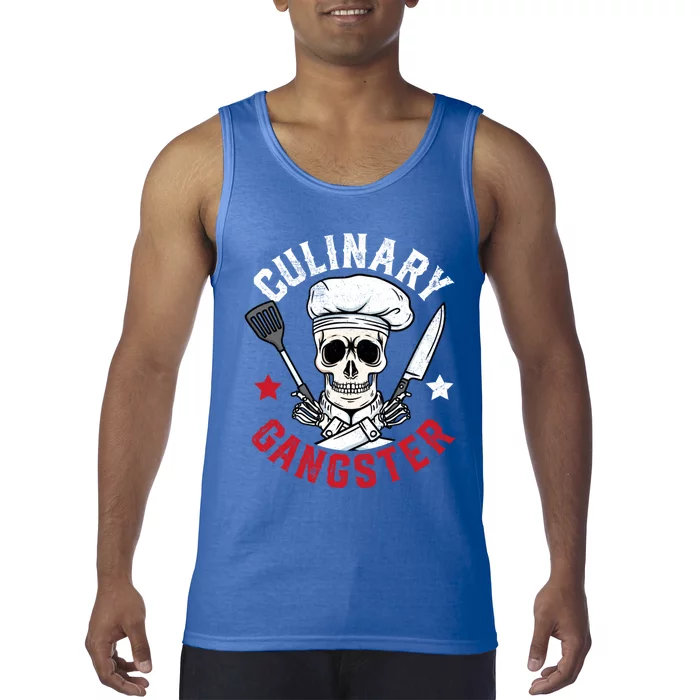 Chef Cook Culinary Gangster Gift Tank Top