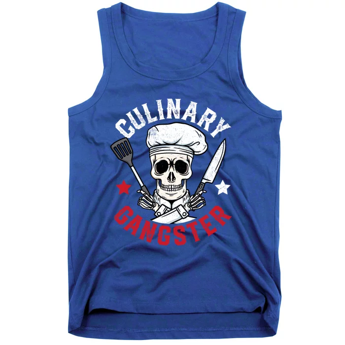 Chef Cook Culinary Gangster Gift Tank Top