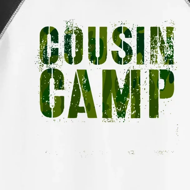 Camo Cousin Camp Funny Grandma Crew Grandpa Summer Trip Cool Gift Toddler Fine Jersey T-Shirt