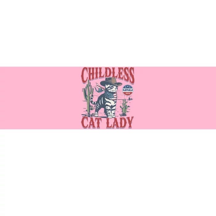 Cowboy Cat Childless Cat Lady Kamala 2024 Bumper Sticker