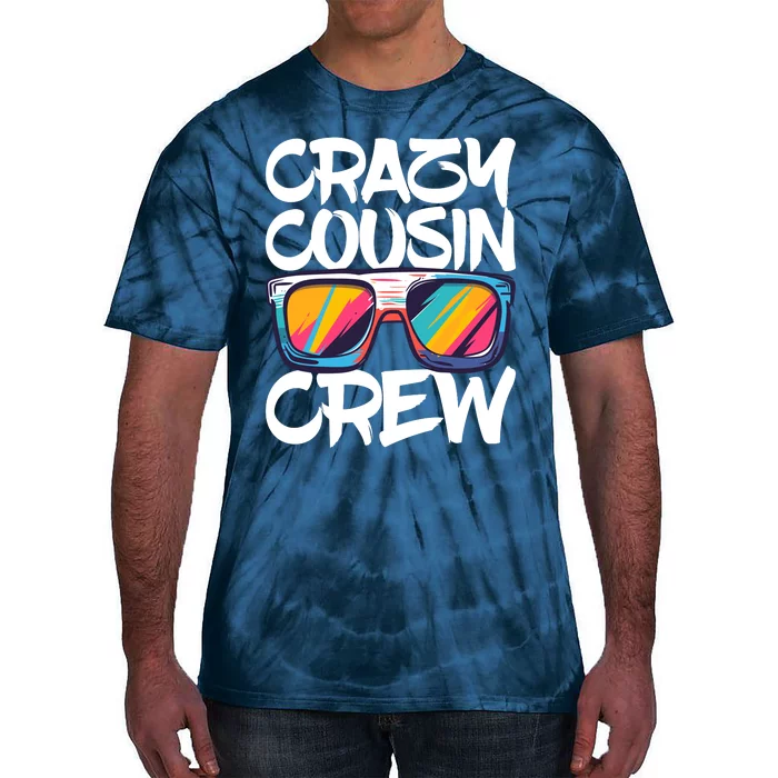 Crazy Cousin Crew Adults Boy Girl Matching Tie-Dye T-Shirt