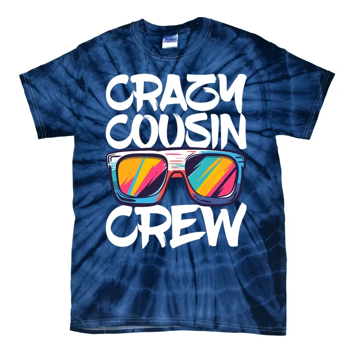 Crazy Cousin Crew Adults Boy Girl Matching Tie-Dye T-Shirt