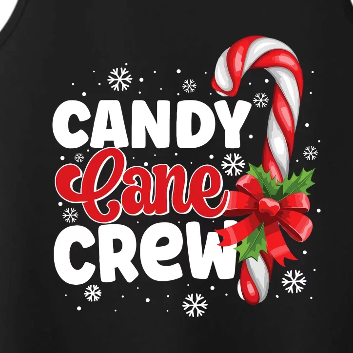 Candy Cane Crew Christmas Candy Love Pajamas Performance Tank