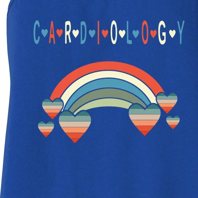 Cardiologist Cardiology Cardiologists Heart Surgeon Gift Women's Racerback Tank