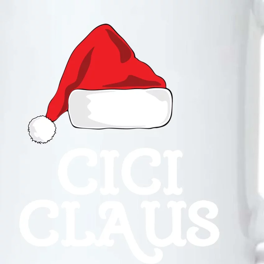 Cici Claus Christmas Hat Family Matching Group Pajama Pj Cool Gift Black Color Changing Mug