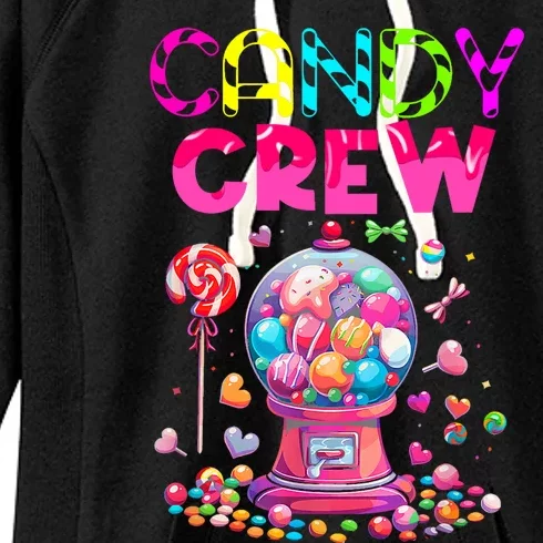 Candy Crew Candy Land Sweetie Candy Squad Halloween Costume Women's Fleece Hoodie