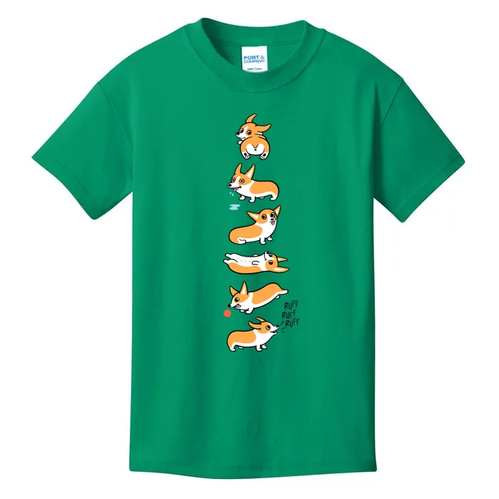 Cutie Corgis Kids T-Shirt