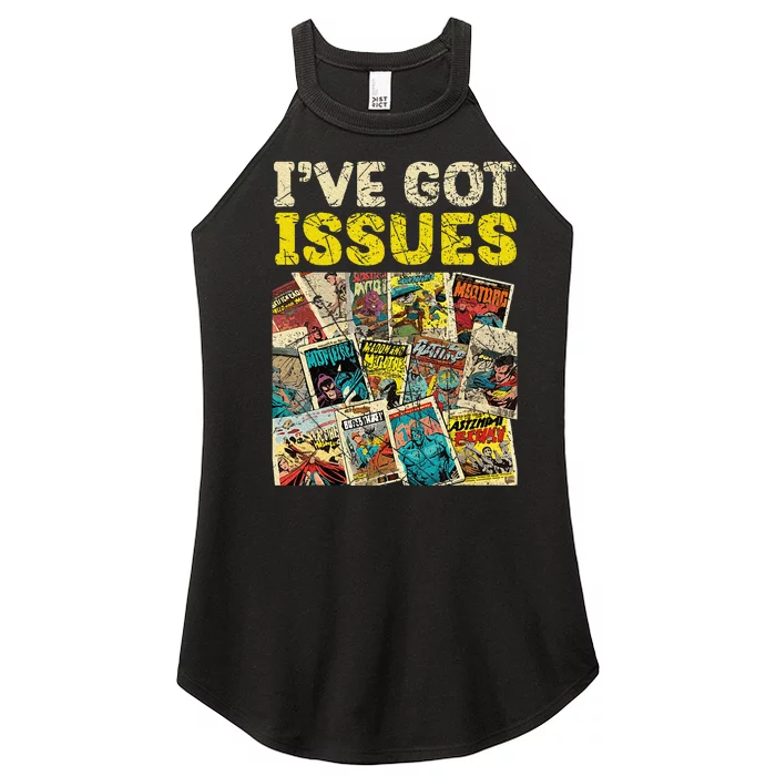 Comic Collector Comic Reader Reading Women’s Perfect Tri Rocker Tank