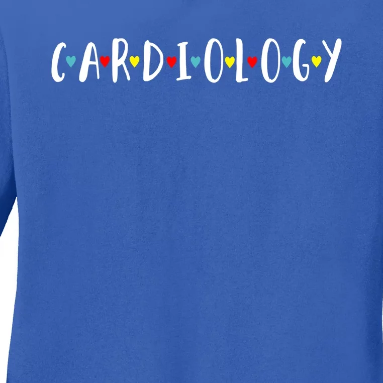 Cardiologist Cardiology Cardiologists Heart Surgeon Gift Ladies Long Sleeve Shirt