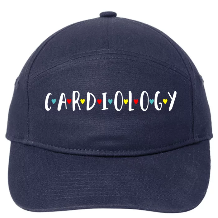 Cardiologist Cardiology Cardiologists Heart Surgeon Gift 7-Panel Snapback Hat