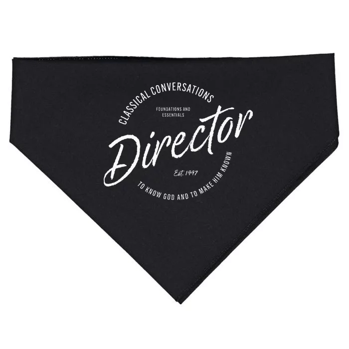 CC Classical Conversations Director Homeschool USA-Made Doggie Bandana