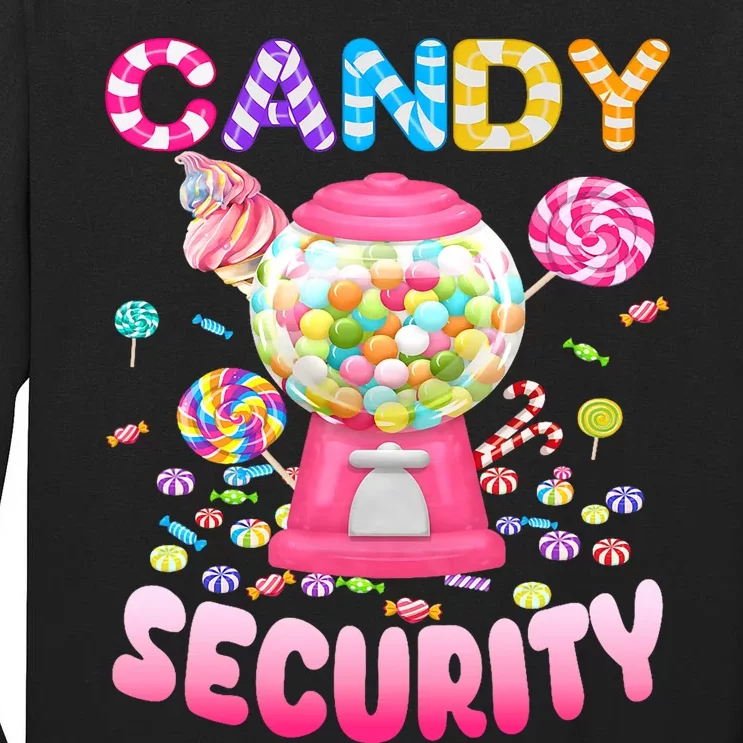 Candysecurity Candyland Costume Teens Adult Tall Long Sleeve T-Shirt