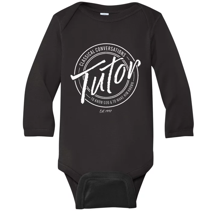 CC Classical Conversations Tutor Lead Learner Homeschool Baby Long Sleeve Bodysuit