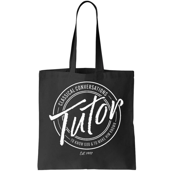 CC Classical Conversations Tutor Lead Learner Homeschool Tote Bag